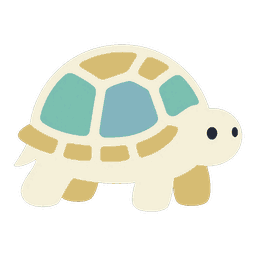 雷風恒（らいふうこう）のキャラクター（ゆっくり歩く亀）