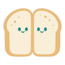 山沢損（さんたくそん）のキャラクター（半分こしたパンの子）