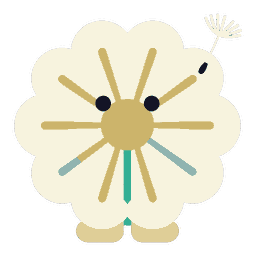 天風姤（てんぷうこう）のキャラクター（風に運ばれてきた綿毛）