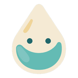 坎（かん）のキャラクター（しずくの子）